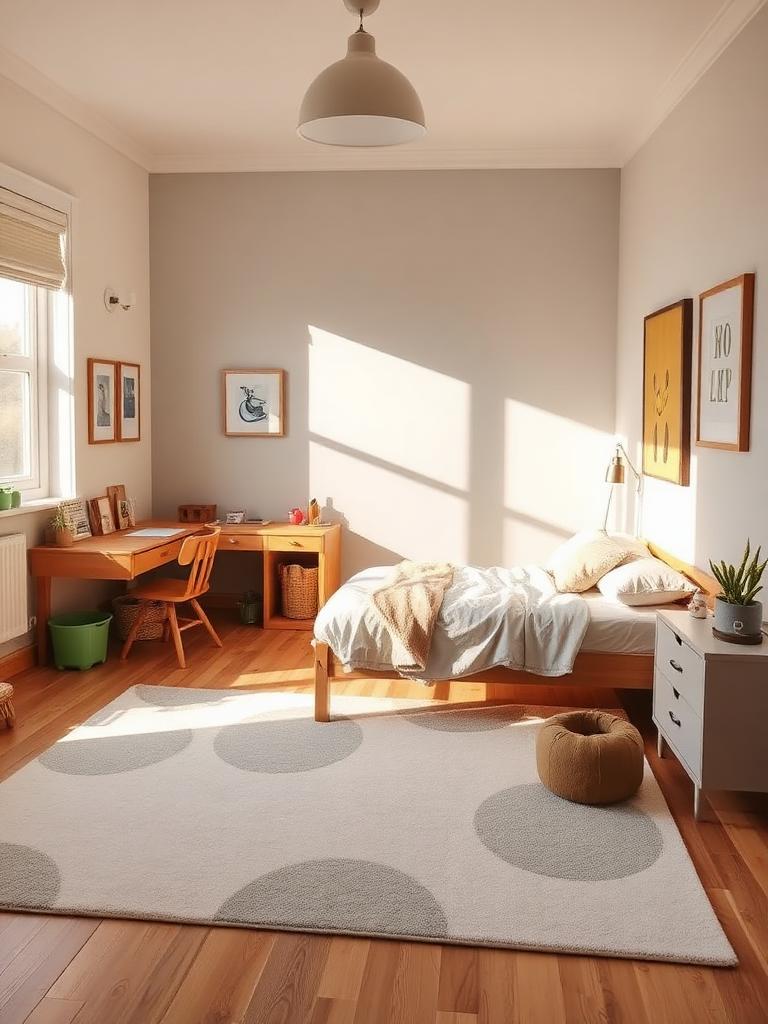 The Big-Kid Room styled with a Little Woven rug