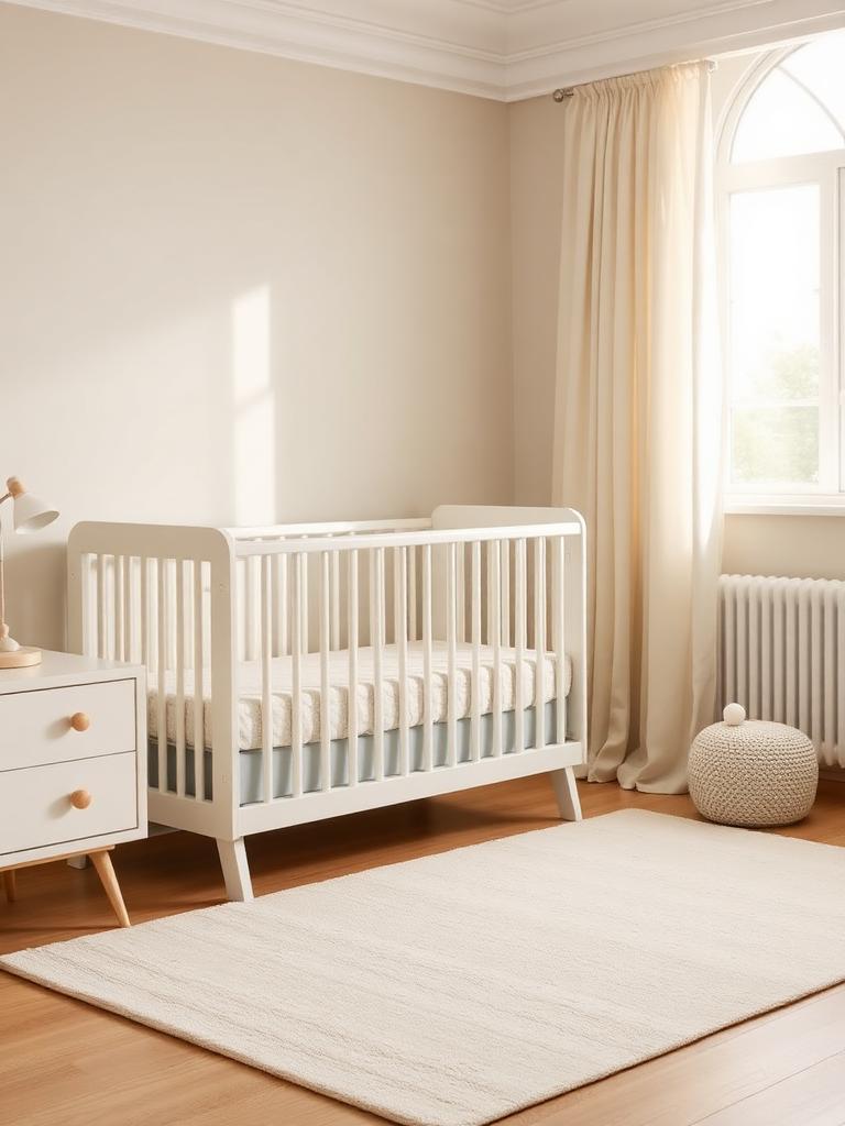 The Nursery styled with a Little Woven rug